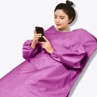 China Custom Logo Heating Weight Loss Far Infrared Electric Sauna Blanket With Sleeves on sale