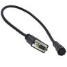 M12 to D-Sub Waterproof Connector IP68 DB9 DB15 DB25 DB37