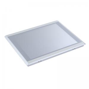 China Embedded Mounting Industrial PC Monitor 17 Capacitive Touch Screen Vandal Proof supplier