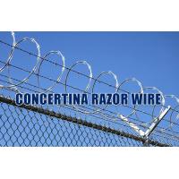 Bto-22 Galvanized Concertina Razor Wire Diameter 600mm Loops For Anti Climbing Fence
