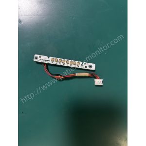 China Mindray IPM-9800 Patient Monitor Indicator Light Board with Connector Cable and 8 LEDs for Visual Alarms wholesale