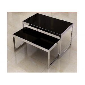 China Stainless Steel Nesting Display Tables 1200 * 600 * 900MM For Advertisment Exhibition wholesale
