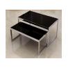 China Stainless Steel Nesting Display Tables 1200 * 600 * 900MM For Advertisment Exhibition wholesale