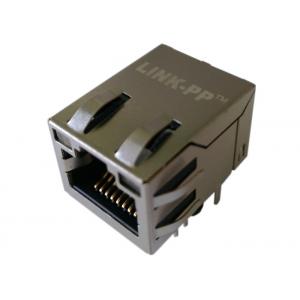 China Tyco 1-6605758-1 250 Rj45 Modular Jack Shielded Right Angle 250 OHMS Resistor supplier
