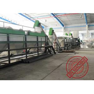 China 304 Stainless Steel Pe Pp Film Plastic Recycling Plant / Pet Bottle Washing Line supplier