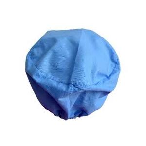 Medical Blue Disposable Surgeon Cap Doctor Hats With Elastic Back And Floral