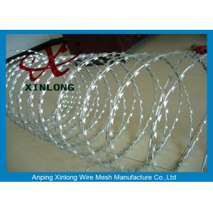 Stainless Steel Razor Blade Wire Concertina Barbed Wire High Tensile Strength Razor Barbed Wire