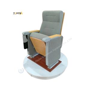 China Chaise d'auditorium pliable robuste avec cadre en acier et revêtement en tissu supplier