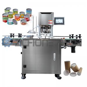 China Automatic Seaming Machine High Speed Version Luncheon Meat Canned supplier