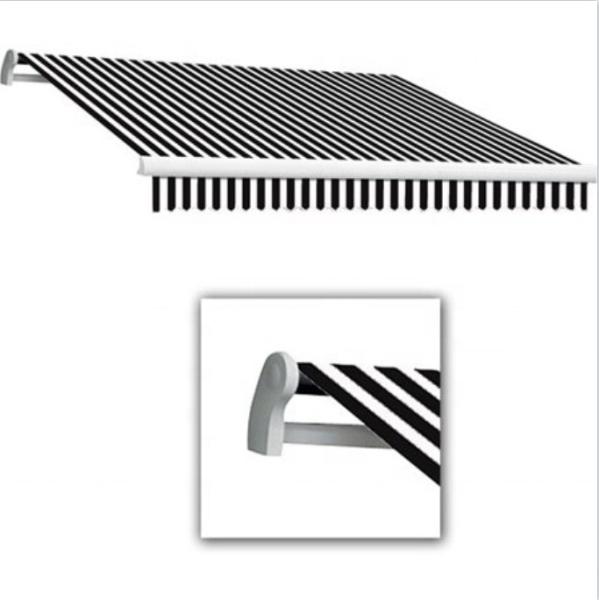 300*200CM Articulated Arm Retractable Sun Awning with Hand Crank and Angle Adjustment