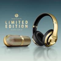 NEW Beats by Dr. Dre Pill 2.0 Speaker Beats Studio Wireless Headphones GOLD