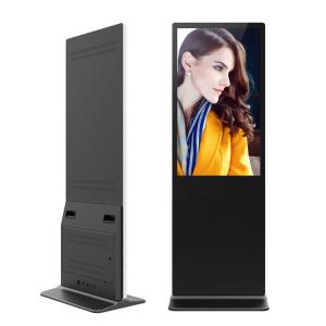 China Ultra Slim 43 Inch TFT Floor Standing Advertising Display For Shopping Malls supplier