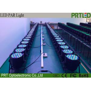 China Mini 54 Pcs LED Stage Lights 3 In 1 IP33 RGB LED Plastic Flat Par Light supplier