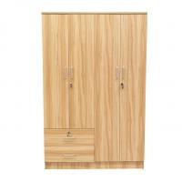 China Simple Wood Panel Furniture Bedroom Clothes Wardrobe Customized on sale