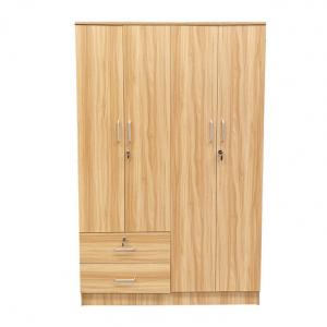 Simple Wood Panel Furniture Bedroom Clothes Wardrobe Customized