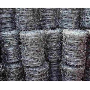 12*12 Galvanized Steel Barbed Wire 2.5 Mm Rust Resistance Easy maintain