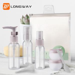 9pcs PET Lotion Spray Travel Toiletry Bottle Kit For Personal Care Customized Color