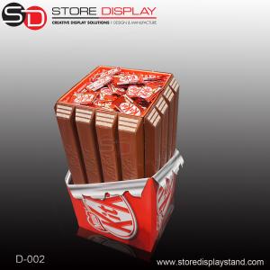 Custom Dump bin display stand for candies and chocolates