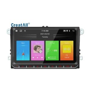 China Creatall Nueva Unidad Principal de 9 pulgadas para Volkswagen para Reproductor MP5 Bluetooth Sistema Android Navegación GPS CarPlay Integrado on sale