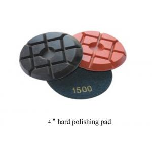 China Standard 12.5mm 4 Inch Sharp Resin Diamond Polishing Pads For Marble Stone supplier