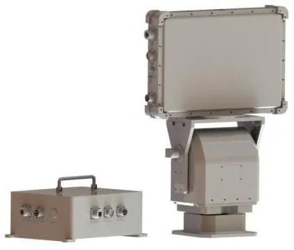 Radar de matriz de fases escalables de 2 km de alcance 40W de potencia de aluminio de cobre