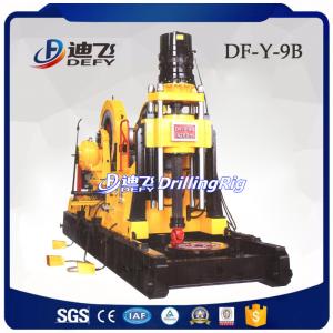 China DF-Y-9B 4200m portable diamond core drilling rigs for sampling with diesel engine, wire-line diamond rig for sale supplier