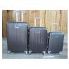 China Colored Waterproof Luggage Set 4 Wheels ABS Hard Shell With Combination Lock wholesale