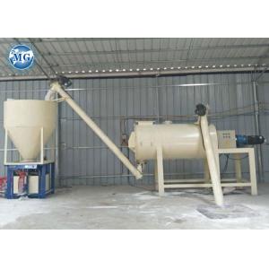 China Carbon Steel Cement Mixer Machine Small Spiral Ribbon Mixer Customized Color supplier