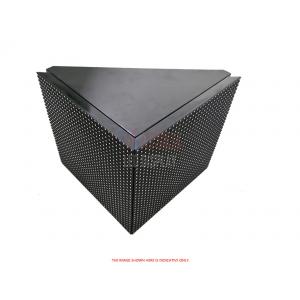 China P10mm 90° Curved Outdoor Front Maintenance LED Display Flexible Building Facade Wall supplier