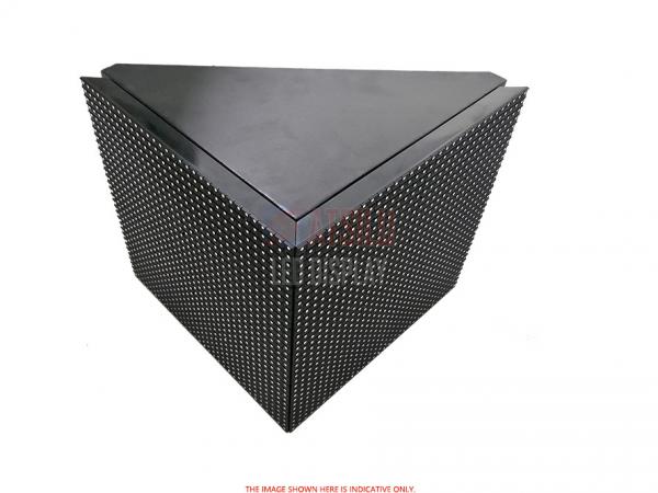 P10mm 90° Curved Outdoor Front Maintenance LED Display Flexible Building Facade