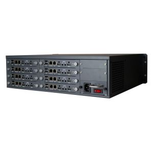 China Le contrôleur visuel IP Decoder With 16CH HDMI de mur a produit les châssis modulaires supplier