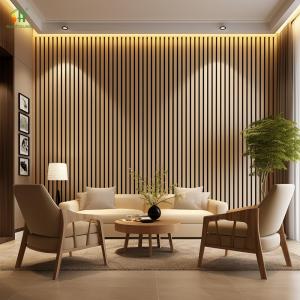 Eco Friendly High Quality 3D Decorative Wall Panel Cladding Interior Acoustic Wood Panel Sheets