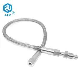 China High Pressure Metal Braided Flexible Air Hose With 1/4 Female / Male NPT End Connection supplier