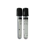 China Black Cap ESR Blood Collection Tube Disposable Vacuum With 3.8% Sodium Citrate on sale