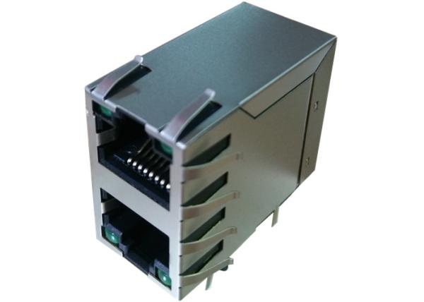 ARJM21A1-805-BA-CW2 2X1のイーサネットは2.5G基盤とのRj45ジャックを-磁気T積み重ねました