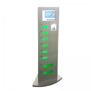 China Network Smart Charging Locker , Cell Phone Charging Machine Android Touch Digital AD supplier