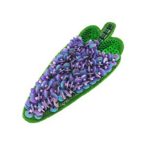 China Applique en gros de Chili Handmade Sequin Beaded Patch supplier