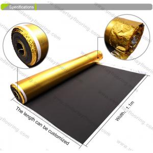 110kg/M3 Acoustic Laminate Gold Underlay With Aluminum Foil