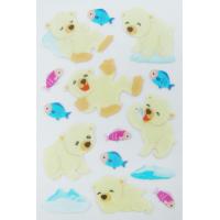 China Lovely Custom Puffy Stickers For Baby Room Wall Decor Animals Shapes on sale