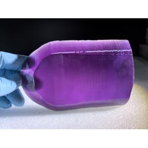Custom Lab Grown Freely Cut Purple 99.999% Sapphire Single Crystal For Gemstones