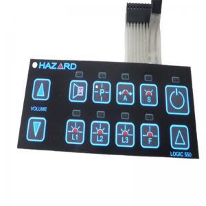 China Custom Tactile Membrane Keyboards Waterproof Membrane Switches Graphic Overlays supplier