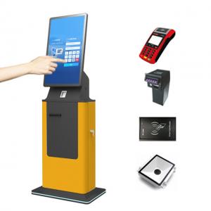 Pantalla táctil de 27 pulgadas Bill Payment Kiosk, máquina del intercambio de moneda del servicio del uno mismo