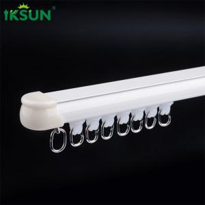6.7m White Metal Curtain Track , Curtain Ceiling Rail Track For Shading Backdrop
