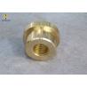 Non - Standard Customized Yellow Copper Nut Crusher Spare Parts Flange Type