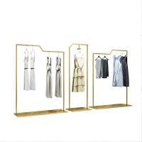 China Freestanding Metal Clothing Rack MDF With Baking Paint Material on sale