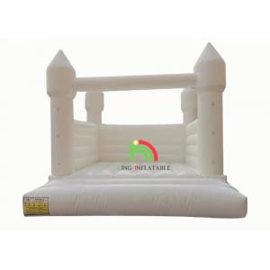 Inflatable Bouncer Castle 13ft*11.5ft*10ft White Jumper Bouncy Castle Wedding Decorations Jumping Bed For Party