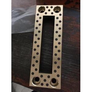 Brass Embedded Oilless Wear Plate High Hardness For Steam Locomotive Production Lines