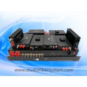 China 4 port fast light compact SDI video over fiber optic system supplier