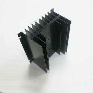 China Light Weight Anodizing Black Heat Sink Thermal Heat Dissipation supplier