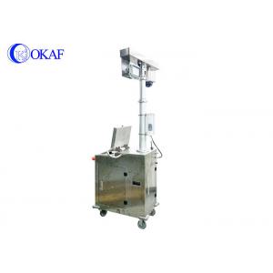 China CCTV Camera Surveillance Mobile Sentry Security Trailer Stainless Steel OKAF Explosion Proof supplier